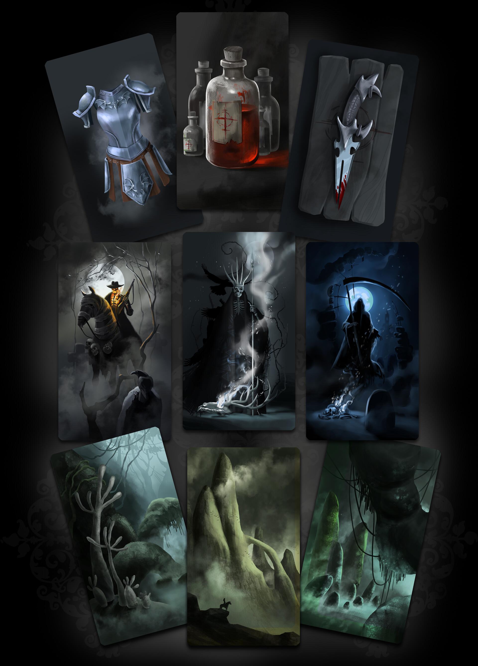 Cover Arts Designed for Comic Books